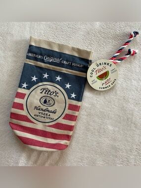 Tito’s American Canvas Drawstring Bag